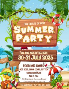 Our Hearts of Hope Summer Party